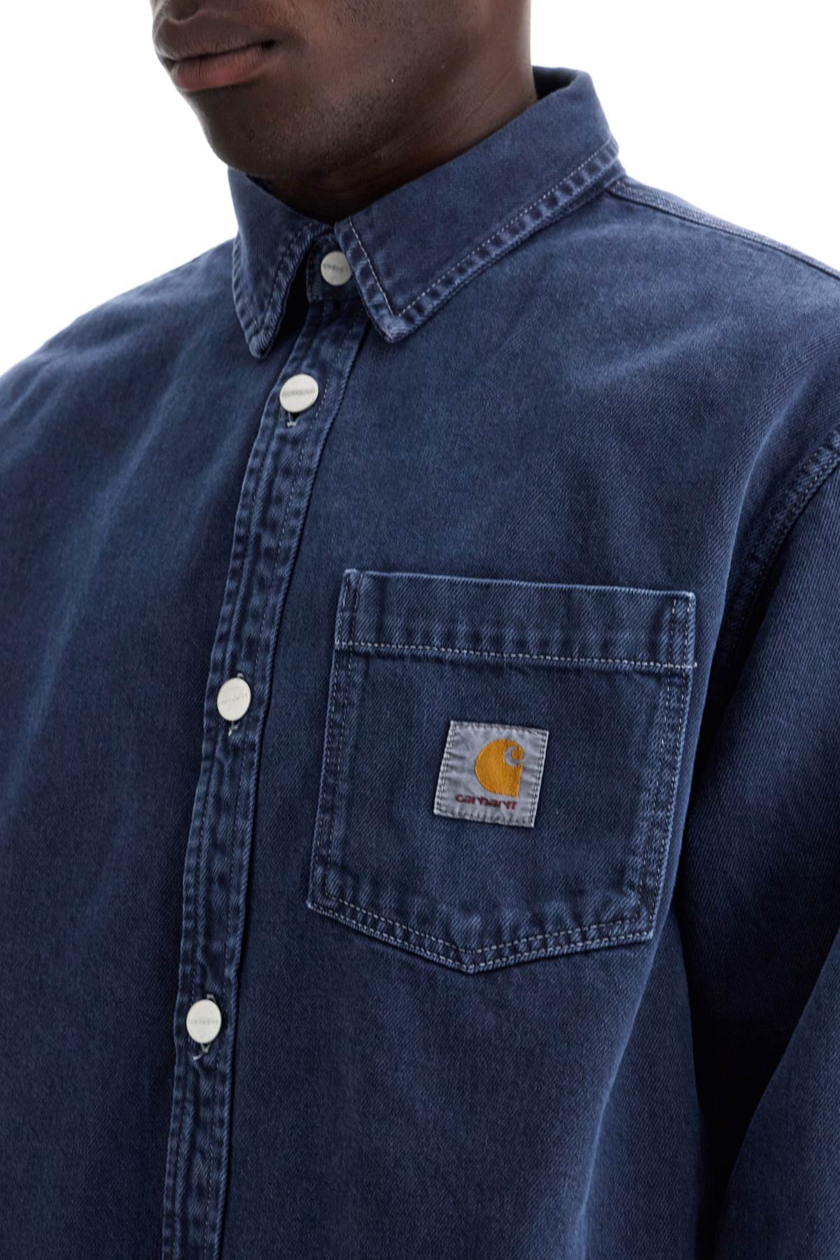 Denim George Overshirt  - Blue