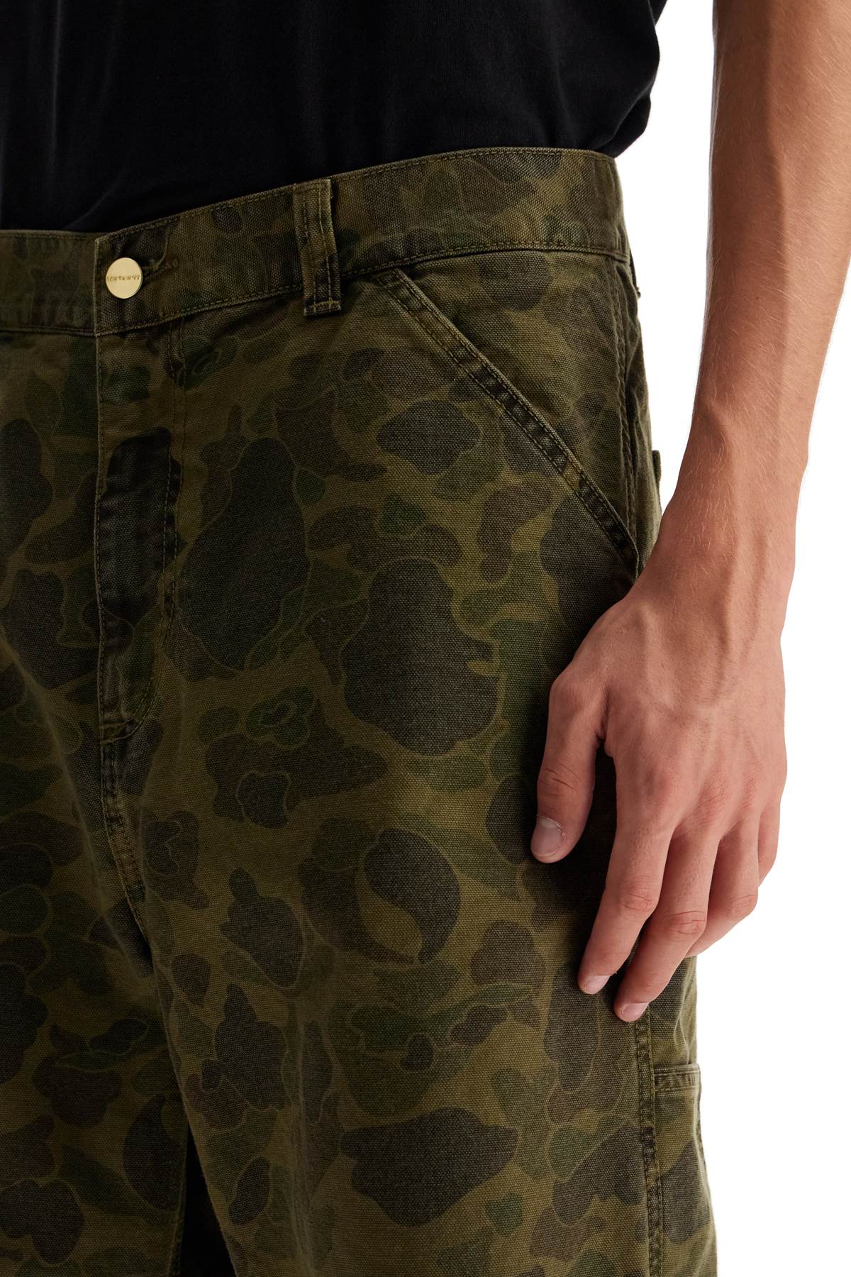 Duck Single Knee Pants  - Green