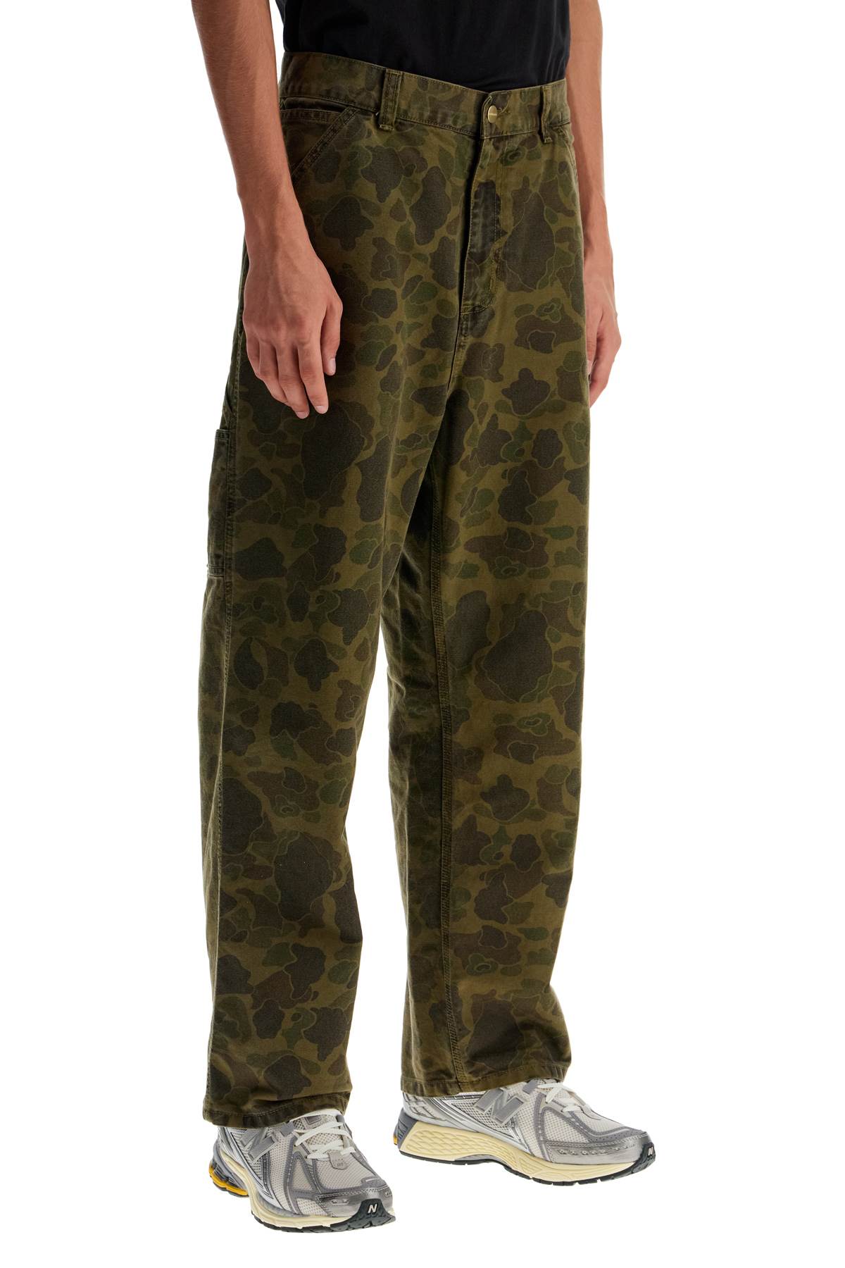 Duck Single Knee Pants  - Green