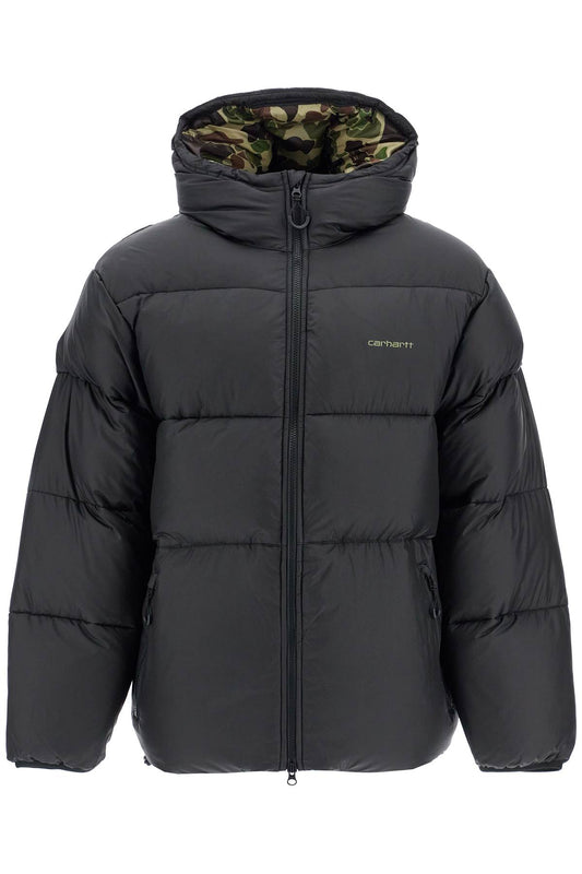 Toronto Hooded Down Jacket  - Black