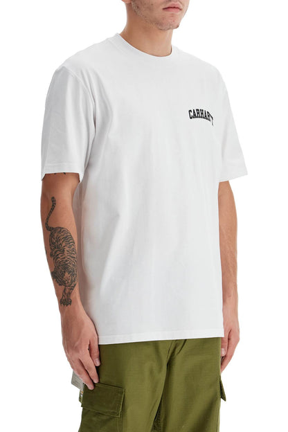 University Script T-shirt  - White