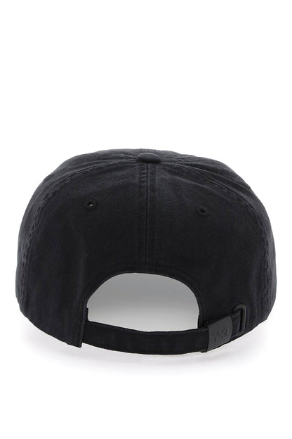 Hat With Curved Brim  - Black