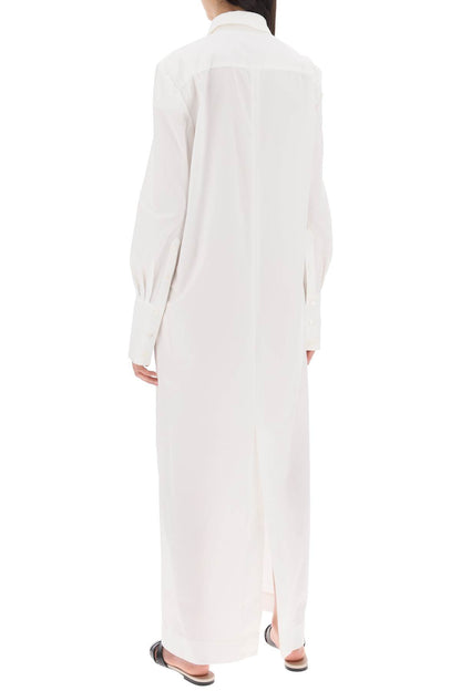 Maxi Chemisier Dress Fletcher In  - White