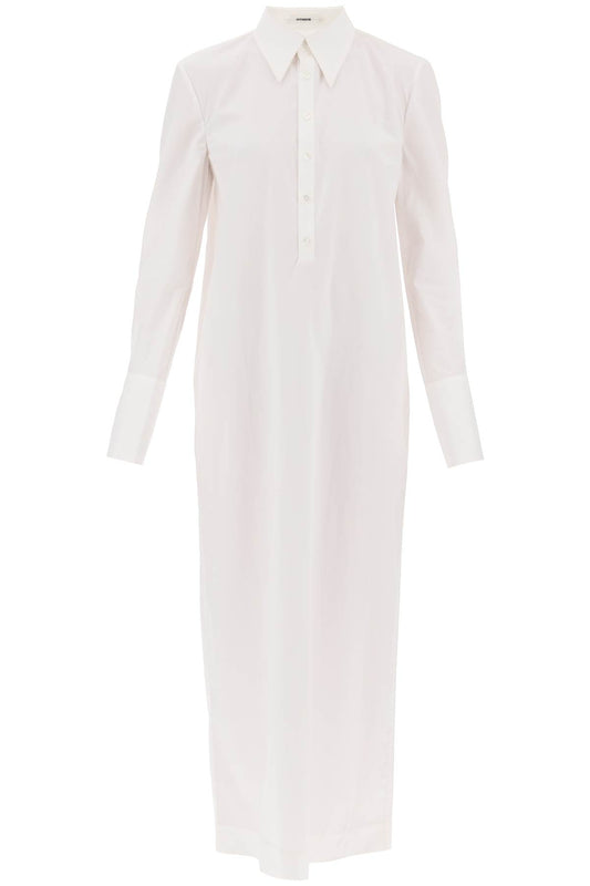 Maxi Chemisier Dress Fletcher In  - White