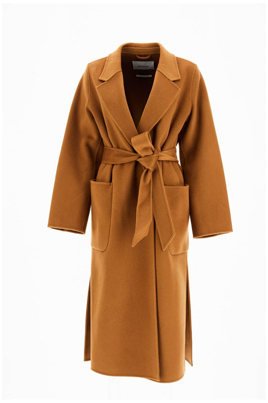 Celia Wrap Coat Robe Style  - Brown