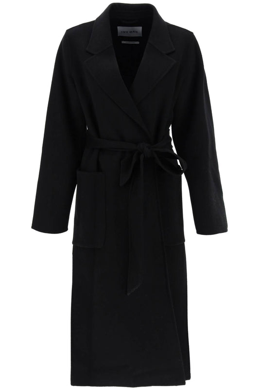 Celia Wrap Coat  - Black