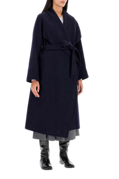 Wool Coat By Carrie Rose  - Blue