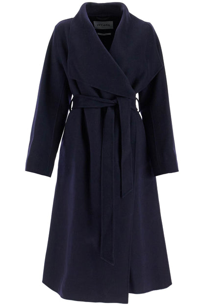 Wool Coat By Carrie Rose  - Blue