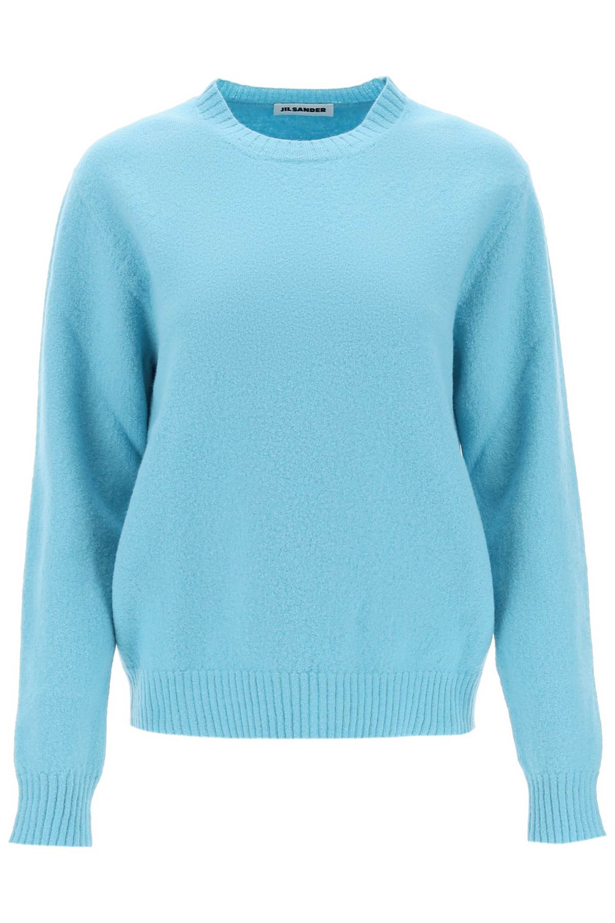 Crew-neck Sweater In Wool  - Light Blue