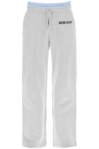 Jogger Pants With Boxer Insert  - Grey