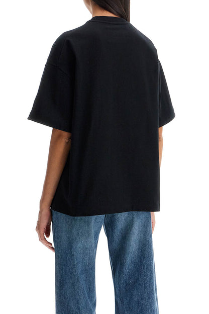 'oversized T-shirt With  - Black