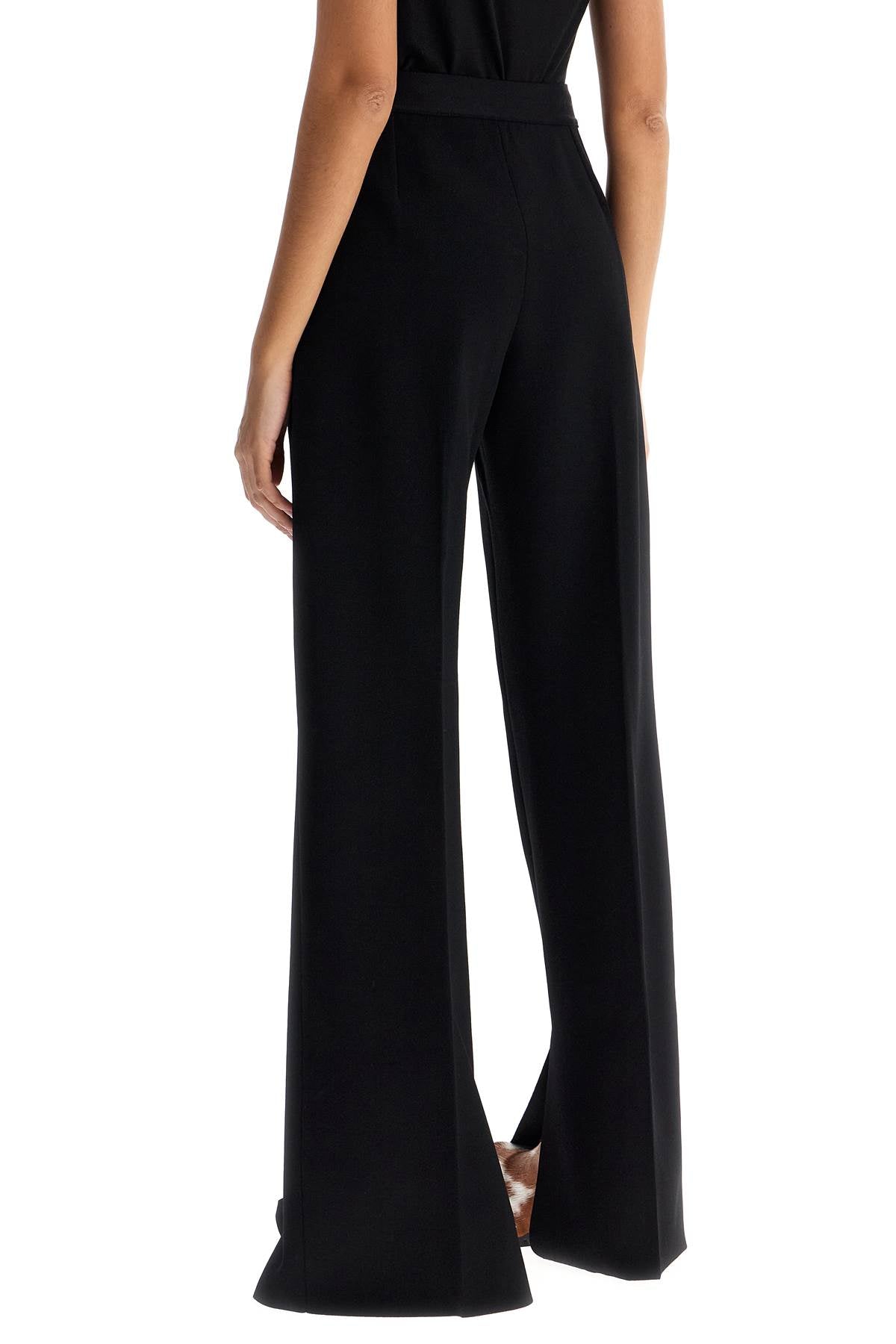 'knitted Viscose Pants For  - Black