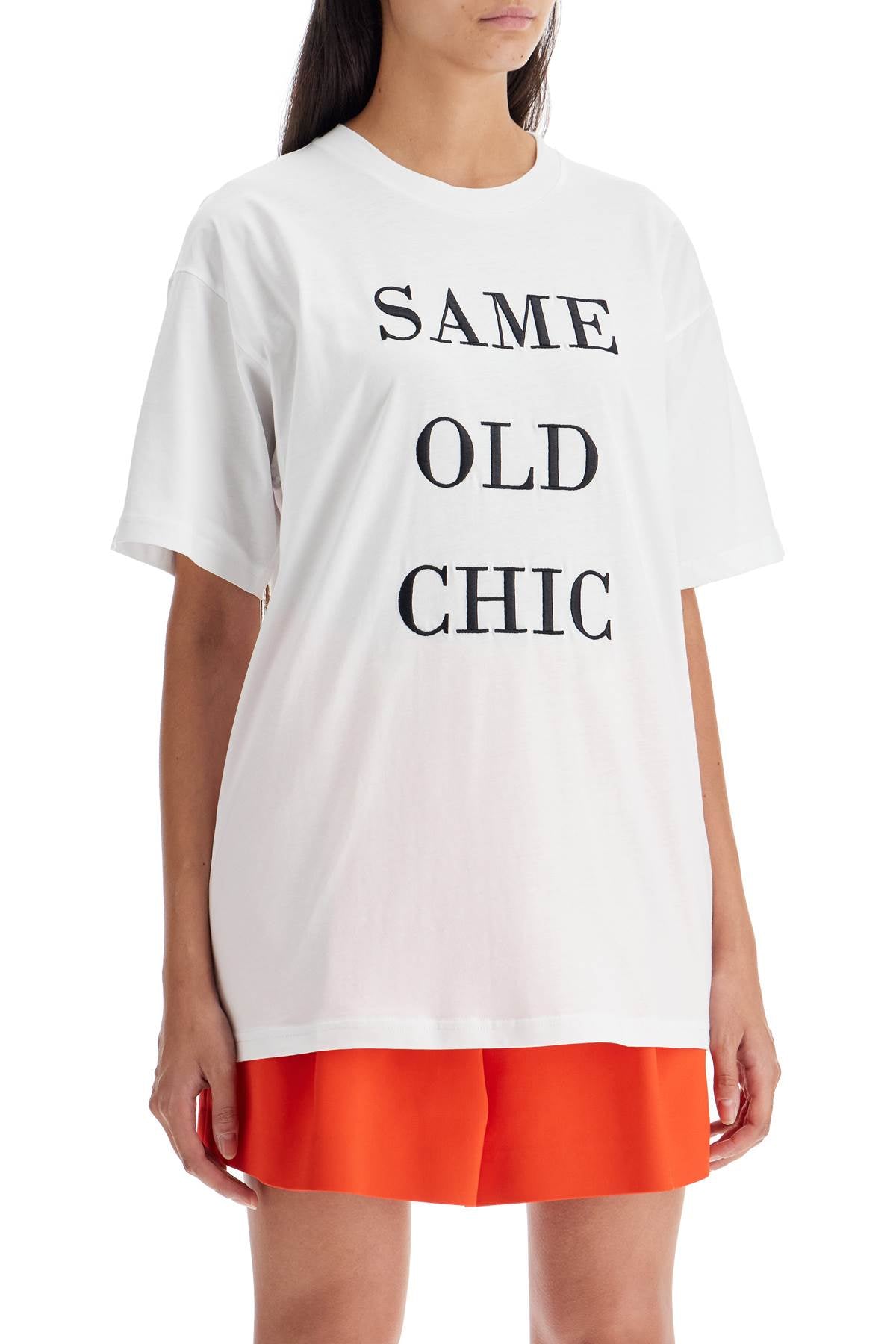 "oversized T-shirt With Same Old  - White