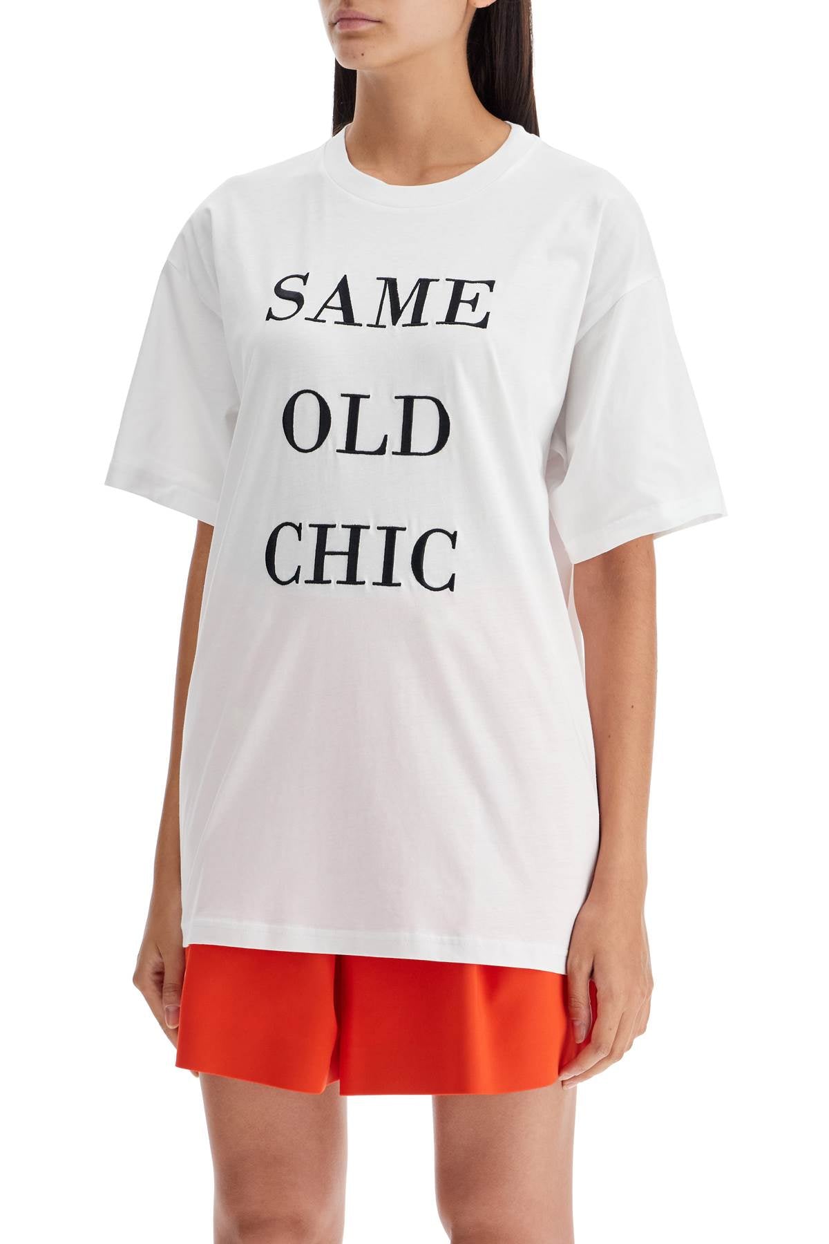 "oversized T-shirt With Same Old  - White