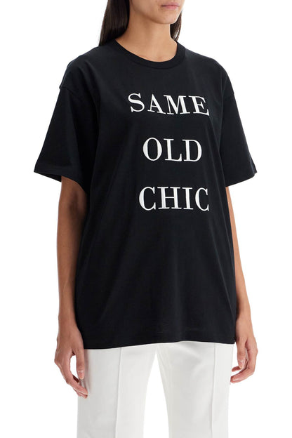 "oversized T-shirt With Same Old  - Black