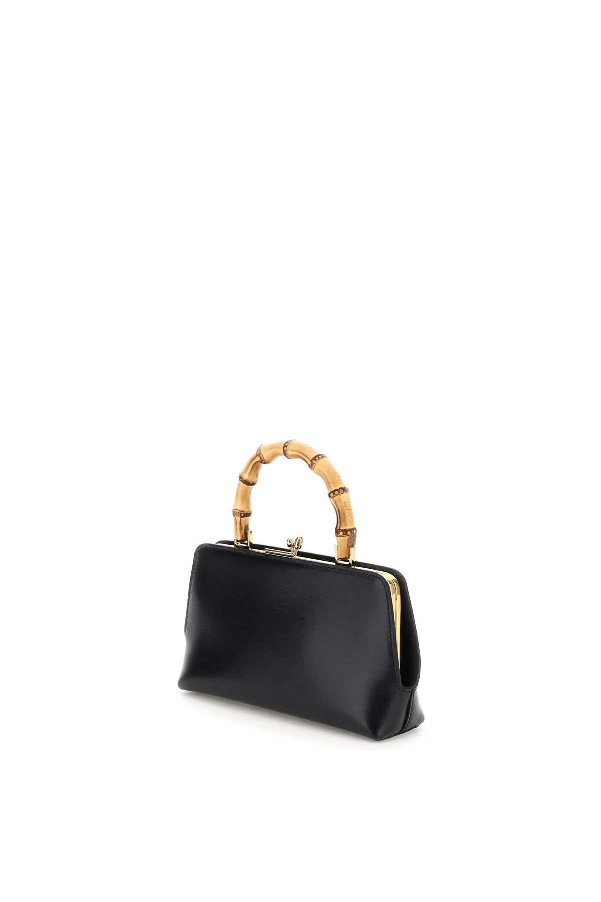 Goki Bamboo Mini Handbag  - Black