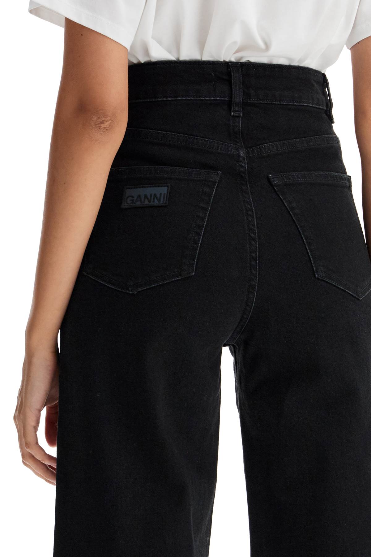 Stretch Denim Andi Jeans In Italian  - Black