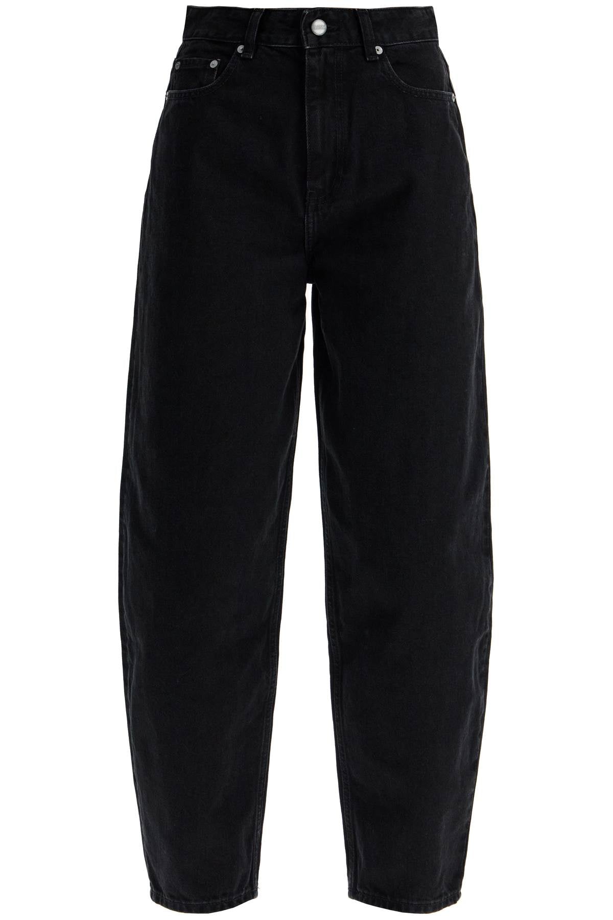 Organic Denim Tapered Jeans In Eight  - Black