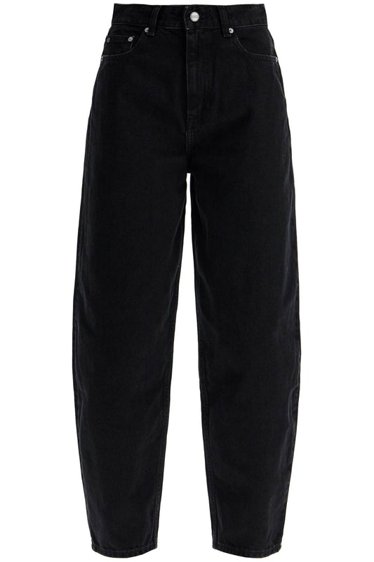 Organic Denim Tapered Jeans  - Black