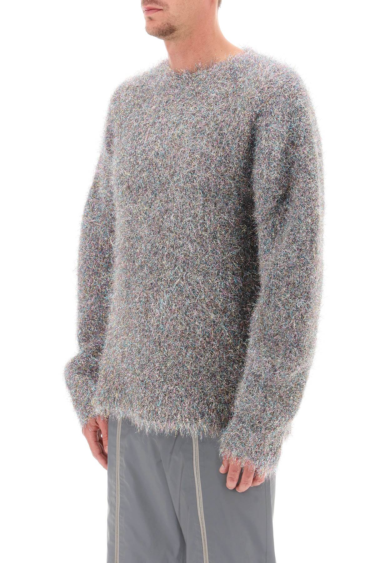 Lurex And Mohair Sweater  - Metallico