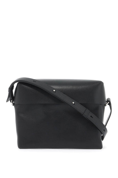 Lid Crossbody Bag  - Black