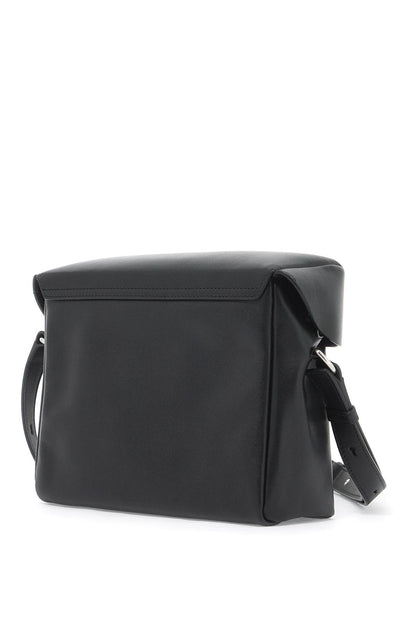 Lid Crossbody Bag  - Black