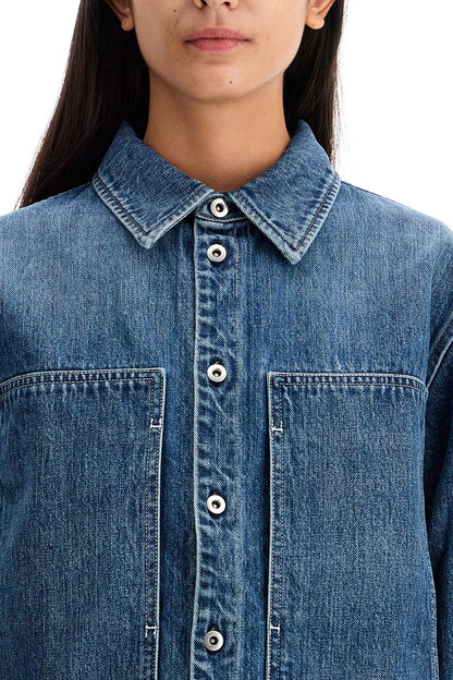 Denim Overshirt  - Blue