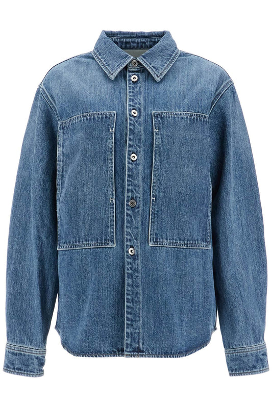 Denim Overshirt  - Blue