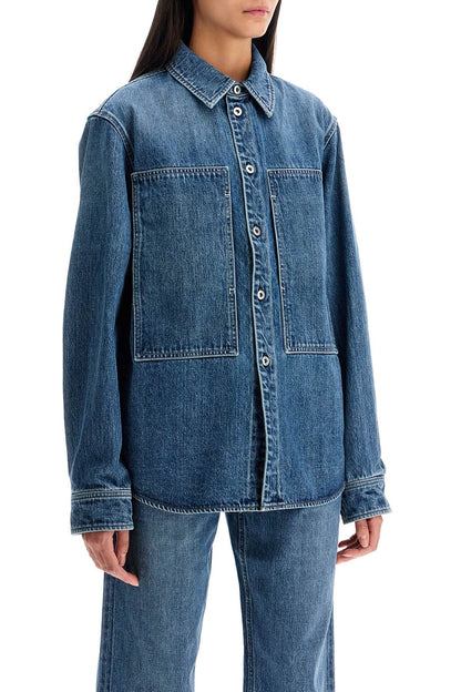 Denim Overshirt  - Blue