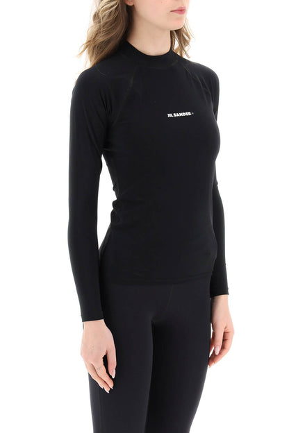 Long Sleeve Surf Top  - Black