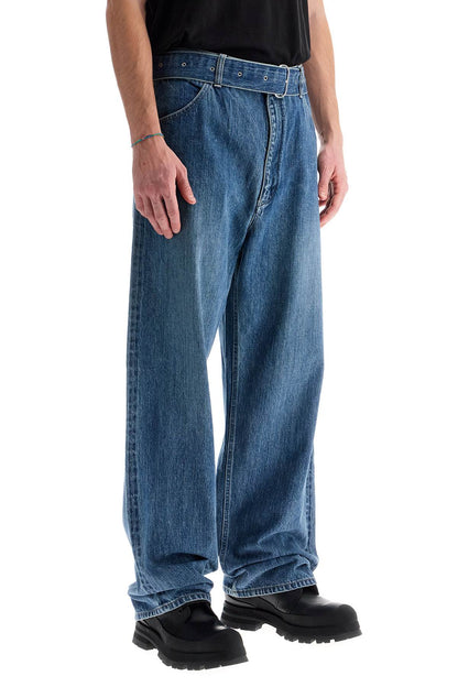 Jeans With Matching Belt Included  - Blue