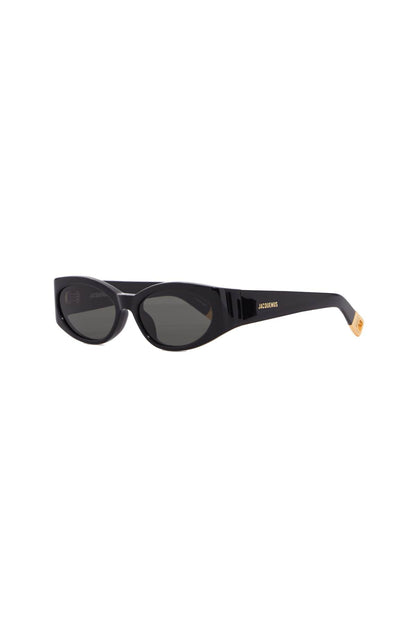 Oval Sunglasses For Stylish Sun  - Black