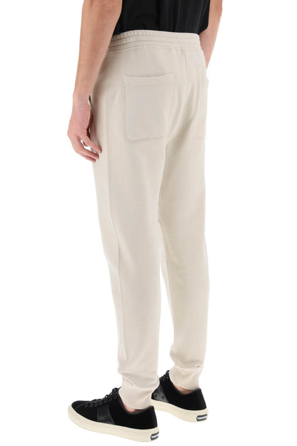 Cotton Drawstring Sweatpants  - Neutro