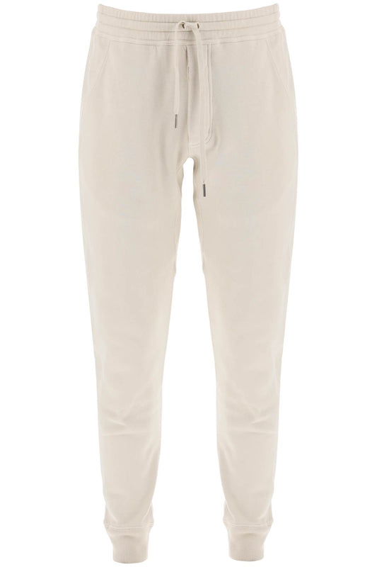 Cotton Drawstring Sweatpants  - Neutro