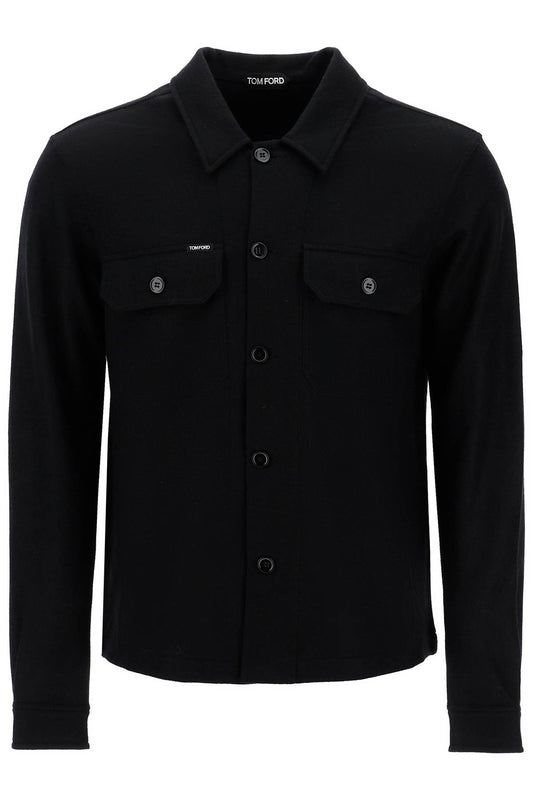 Cashmere Jacket For Men  - Black