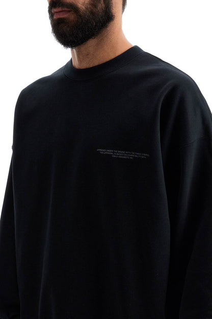 Oversized Branded Sweat  - Black