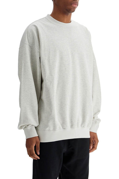 Light Grey Soft Cotton And Polyester Sweatshirt  - Grey