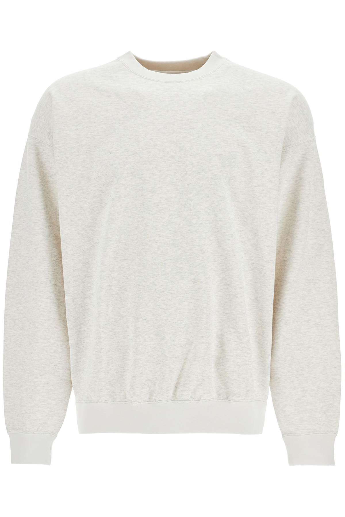 Light Grey Soft Cotton And Polyester Sweatshirt  - Grey