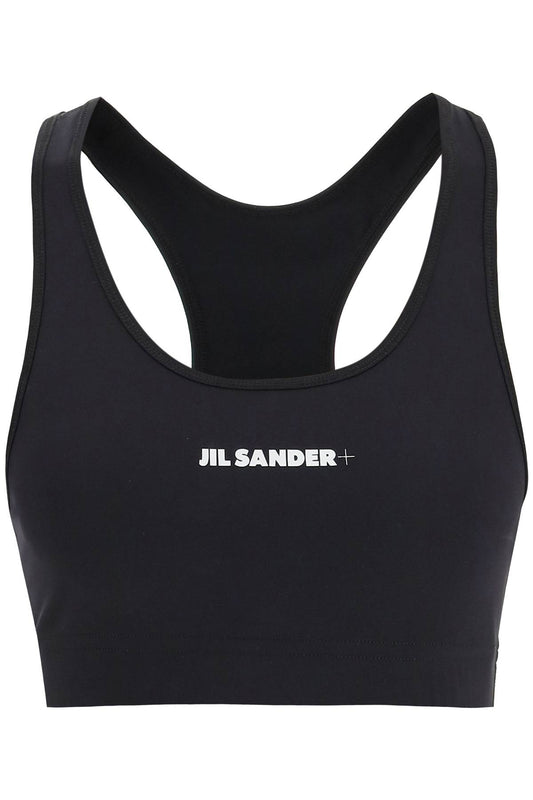 Logo Sports Bra  - Black