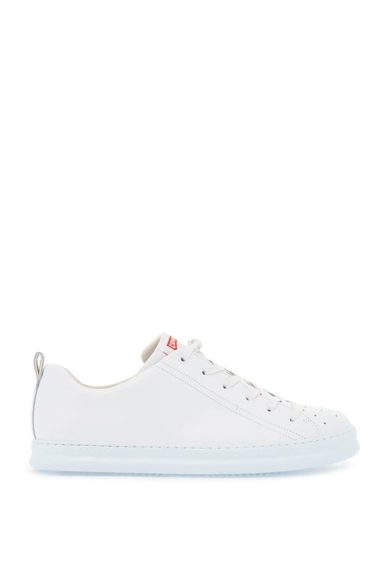 Smooth Leather Sneakers For Everyday Wear  - White