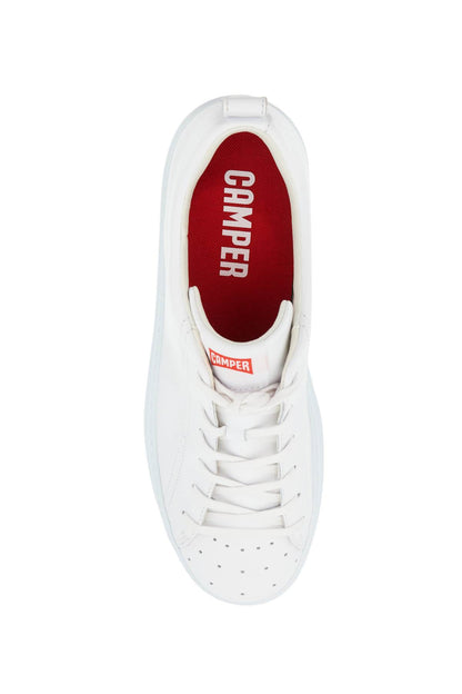 Smooth Leather Sneakers For Everyday Wear  - White