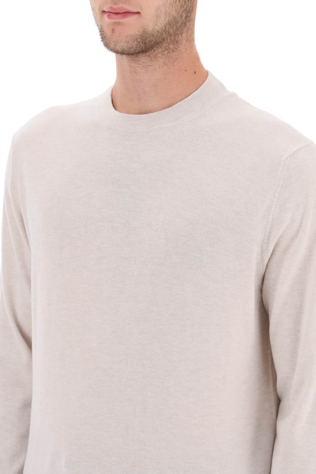 Cashmere Silk Sweater  - Beige