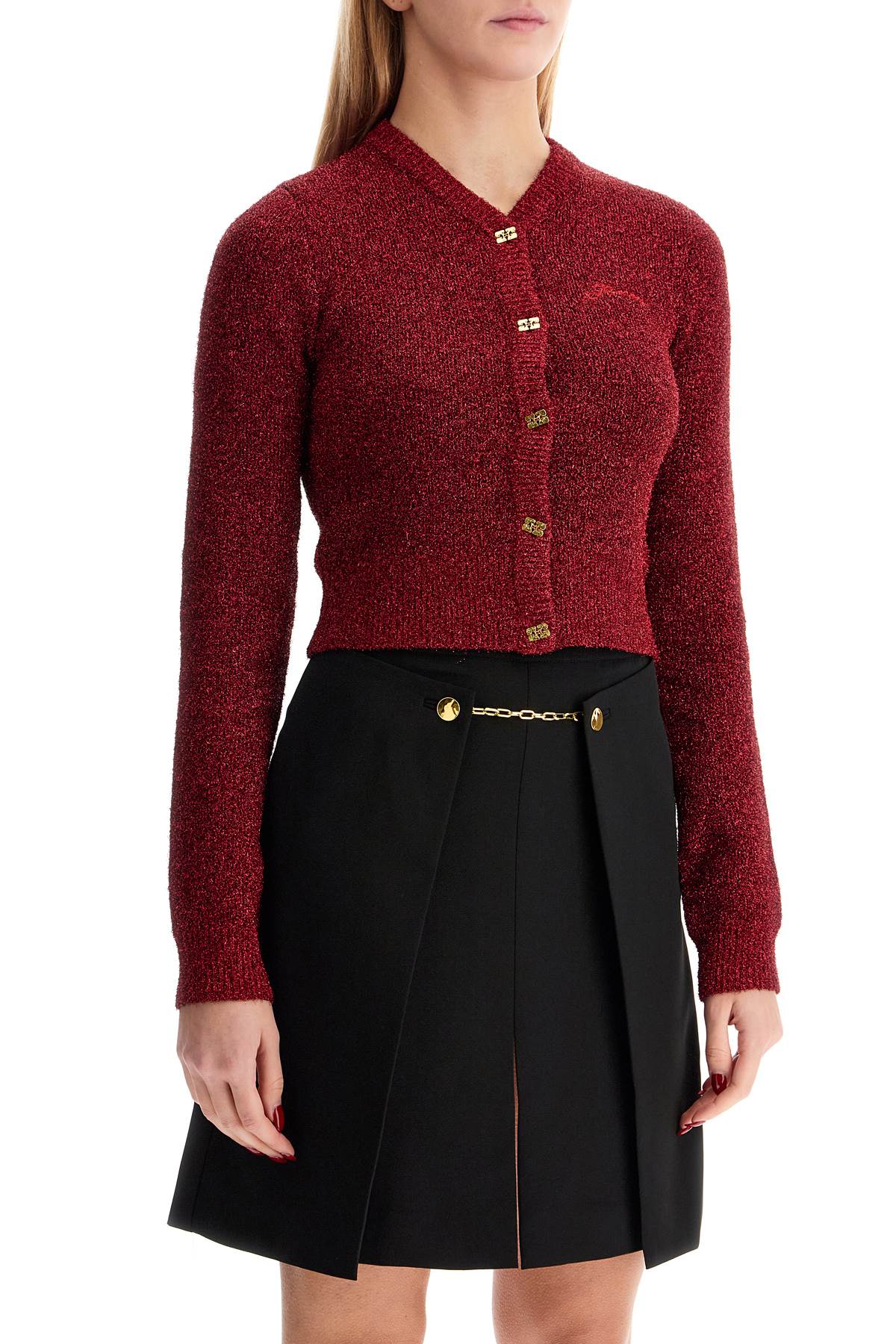 Sparkling Cardigan  - Red