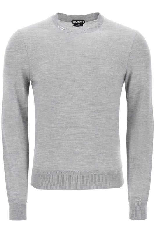 Light Wool Sweater  - Grey