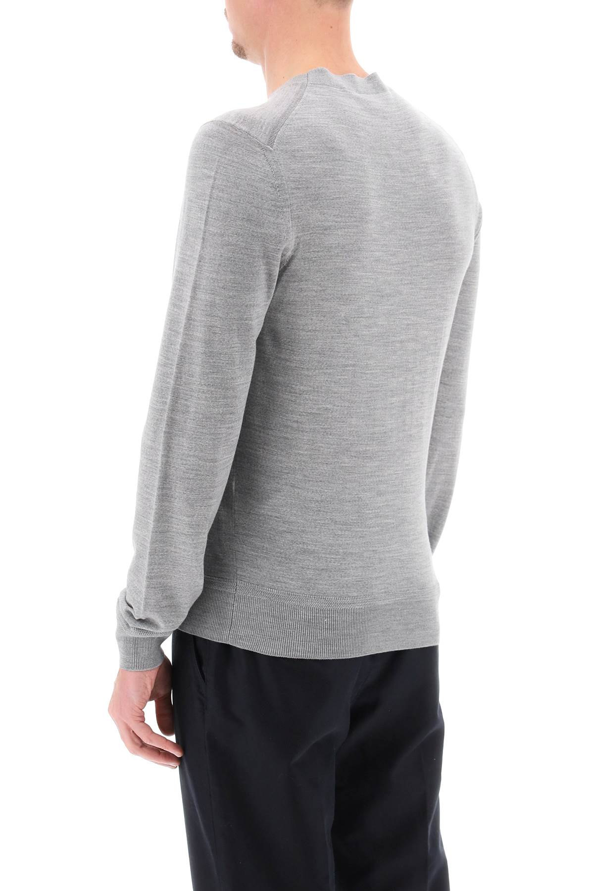 Light Wool Sweater  - Grey