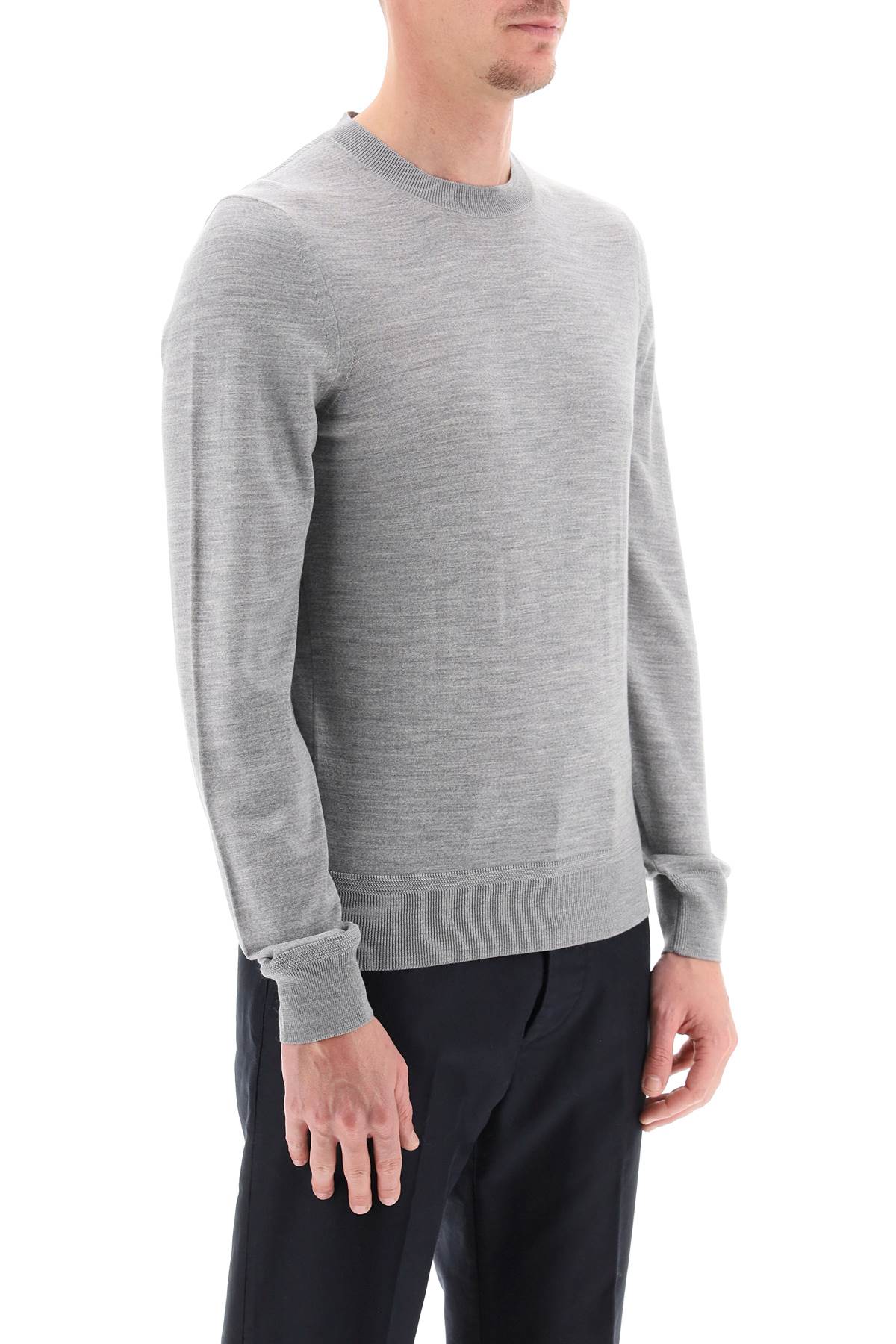 Light Wool Sweater  - Grey