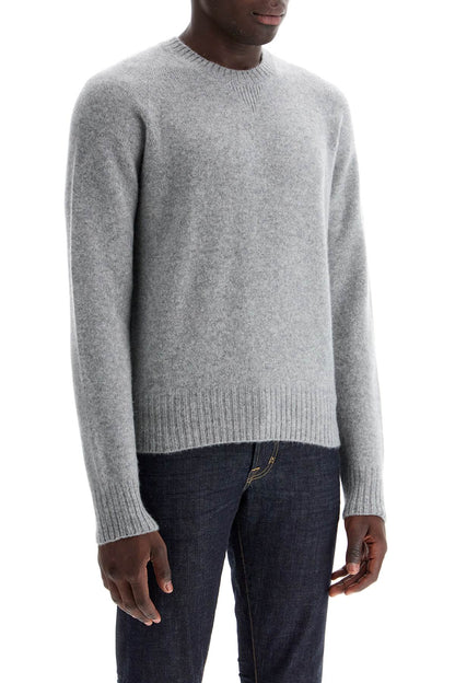 Cashmere Crewneck Pullover  - Grey