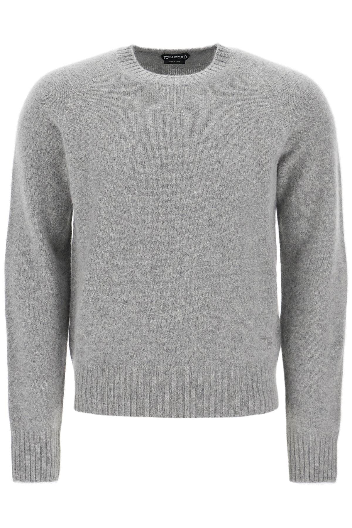 Cashmere Crewneck Pullover  - Grey