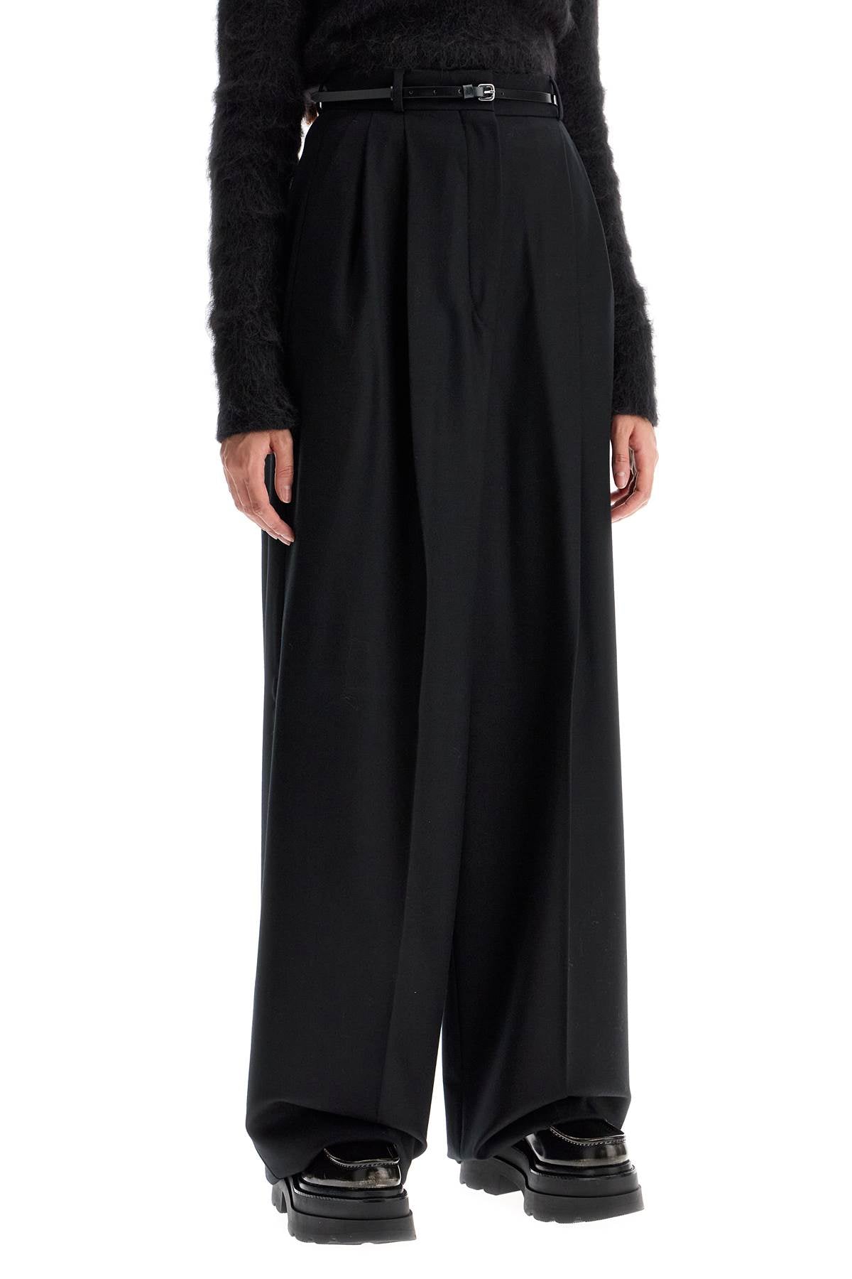 'kiens12 Over Pants With  - Black