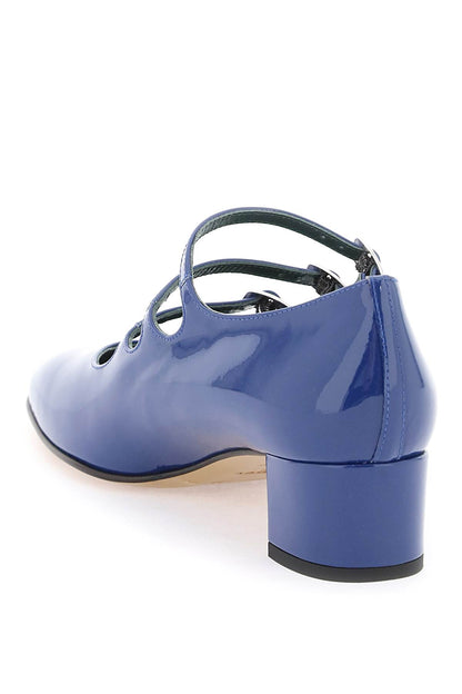 Patent Leather Kina Mary Jane  - Blue